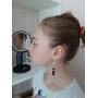 TUSHUO Fashion Creative Simulation Cola Earrings for Minimalist Women Gift Jewelry