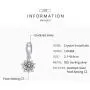 BAMOER 925 Sterling Silver Christmas Snowflake Charms for Women Girls Snow Fairy Charm Beads fit Pandora Bracelets & Necklace BAMOER 925 Sterling Silver Christmas Snowflake Charms for Women Girls Snow Fairy Charm Beads fit Pandora Bracelets & Necklace