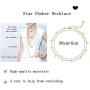 Star Necklace Choker for Women Cute Bead Necklace for Teen Girl Star Choker Necklace