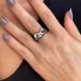 MAELOVE Real 925 Sterling Silver Frog Adjustable Rings for Women Men Vintage Cute Animal Finger Ring Silver Fashion Party Jewelry Gifts