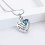 Heart Urn Necklace for Ashes Stainless Steel Cremation Jewelry for Ashes Keepsake Necklaces …