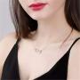 AsiaRhyme Brass Name Necklace Personalized Necklace,Customized Necklace 925 Sterling Silver Necklace for Women,Custom Name Necklace Made with Any Name