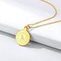 Nofade Silver Men Women Bible Verse Prayer Necklace 925 Sterling Silver Praying Hands Coin Medal Pendant Necklace Religious Christian Jewelry(with Gift Box)