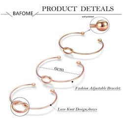 I Cant Tie The Knot Without You Bridesmaid Bangle Rose Gold Bracelets With Card-Set of 1,4,5,6,10