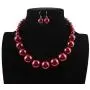 HaHaGirl Faux Pearl Strands Costume Jewelry for Women Include Necklace and Earrings Set HaHaGirl Faux Pearl Strands Costume Jewelry for Women Include Necklace and Earrings Set