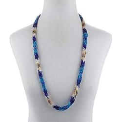 Himalayan Gems Multistrand Potay Bead Bracelet and Necklace Set