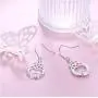 925 Sterling Silver Ear Hooks Celtic Knot Claddagh Drop Dangle Earrings Friendship Jewelry Gift for Women Friend or Wife