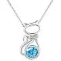Sterling Silver Cat Pendant Necklace with Swarovski Birthstone Crystal,Cute Jewelry Gifts for Cat Lovers Sterling Silver Cat Pendant Necklace with Swarovski Birthstone Crystal,Cute Jewelry Gifts for Cat Lovers