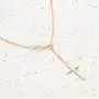 Dear Ava Mother of The Groom Gift Necklace: Parent of The Groom Jewelry, Infinity Cross (Rose-Gold-Plated-Brass, NA)