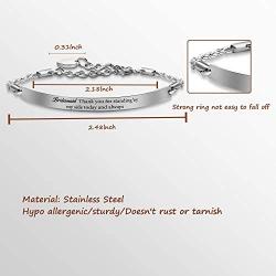 Bridesmaid Thank You Gift Bracelet Thank You For Standing by My Side Maid of Honor Jewelry Wedding Gift(standing my side CBR)
