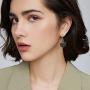 RBG Dissent Collar Earrings for Women, S925 Sterling Silver Dangle Drop Earrings RBG Earrings Jewelry Gifts for Women Fans Of Ruth Bader Ginsburg Gold Rose Gold Sliver