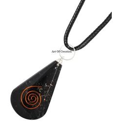 Art of Creation Orgone Energy Chakra pendant Necklace Tesla Coil | EMF Protection | Orgonite Balancing Chakra | Revitalization and Relaxation | Healing Crystal Reiki Charged Radiation Protection