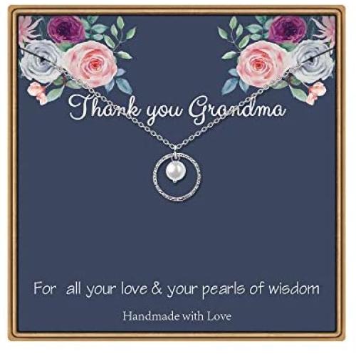 Dainty Necklaces for Women Girls, Infinity Circle Necklace Gifts for New Mom Granddaughter Best Friend Bridesmaid Cross Necklace for Religious Gifts Sister Cousin Aunt Gifts Happy Birthday Necklace