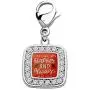 POTIY DST Gift DST Clip-on Charm Jewelry Crystal DST Sorority Sisters Gift