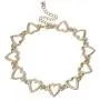 Konpicca 18K Real Gold Plated Chain Choker Necklace Hollow Tiny Butterfly Lucky Heart Link Necklace Minimalist Punk Clavicle Jewelry for Women Konpicca 18K Real Gold Plated Chain Choker Necklace Hollow Tiny Butterfly Lucky Heart Link Necklace Minimalist Punk Clavicle Jewelry for Women