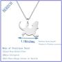 BEKECH Bearded Dragons Necklace Lizard Gift Gecko Lizard Charm Pendant Necklace Animal Lizard Jewelry Gift for Bearded Dragon Mom Pet Lizard Lover Reptile Gift