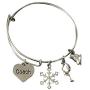 Infinity Collection Ice Skating Coach Bracelet, Figure Skating Jewelry, Ice Skating Jewelry, Ice Skate Charm Bracelet - Perfect Figure Skating Coach Gift
