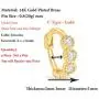 ONDAISY 14k Gold Plated Simulated Diamond Cz Moon Star Heart Flower Round Circle Ball Tragus Cartilage Clicker Hoop Ring Earring Piercing For Women16g
