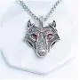 Red Eyes Wolf Head Amulet Pendant, LOYEH Alloy Norse Animal Viking Power Norse Necklace for Men Women Gift Jewelry 1.5 inches Red Eyes Wolf Head Amulet Pendant, LOYEH Alloy Norse Animal Viking Power Norse Necklace for Men Women Gift Jewelry 1.5 inches