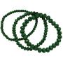Rosemarie Collections Womens Set of 3 Faceted Glass Crystal Bead Stretch Bracelets, 2.5''