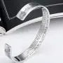 Starlight Stainless Steel Bracelets for Women Inspirational Gifts for Women Girls Birthday Cuff Bangle for Friendship Personalized Jewelry Starlight Stainless Steel Bracelets for Women Inspirational Gifts for Women Girls Birthday Cuff Bangle for Friendship Personalized Jewelry