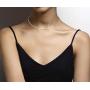 MiaBella 925 Sterling Silver Italian 2mm or 2.5mm Solid Dome Omega Link Chain Necklace for Women 16+2 Adjustable Length Made in Italy