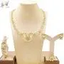 Yulaili XO Teddy Bear 18K Gold Plated Necklace Earrings Bracelet Ring Bridal Jewelry Sets for Women Jewellery Display Yulaili XO Teddy Bear 18K Gold Plated Necklace Earrings Bracelet Ring Bridal Jewelry Sets for Women Jewellery Display