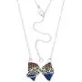 Jojo Siwa Jewelry for Girls, Silver Plated Rainbow Crystal Bow Pendant Necklace, 16'' Chain with 3” Extender Jojo Siwa Jewelry for Girls, Silver Plated Rainbow Crystal Bow Pendant Necklace, 16'' Chain with 3” Extender