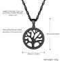 PROSTEEL Tree of Life Necklace,Nature Spiritual Necklace,Family Tree Necklace,Mens Womens Jewelry, Come Gift Box
