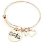 Luvalti Charm Bracelet I Love You to The Moon & Back Adjustable Bangle Gift for Women Girl Sister Mother Friends Womens Rose Gold Luvalti Charm Bracelet I Love You to The Moon & Back Adjustable Bangle Gift for Women Girl Sister Mother Friends Womens Rose Gold