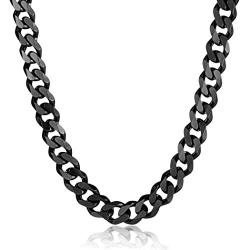 West Coast Jewelry | Crucible Stainless Steel Cuban Curb Chain Necklace (14 mm) - 24''