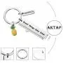 AKTAP IVF Gift Warrior Pineapple Keychain Transfer Day TTC Gift Great Things Take Time Infertility Awareness Jewelry AKTAP IVF Gift Warrior Pineapple Keychain Transfer Day TTC Gift Great Things Take Time Infertility Awareness Jewelry