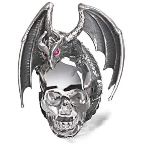 Skullis Necklace of Quartz Rock&925 Sterling Silver Carved Crystal Draon Skull Pendant with Sterling Silver Chain, for Men and Women, Skull Jewelry. Skullis Necklace of Quartz Rock&925 Sterling Silver Carved Crystal Draon Skull Pendant with Sterling Silver Chain, for Men and Women, Skull Jewelry.