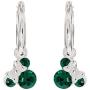 Disney Minnie Mouse Birthstone Jewelry for Women and Girls, Minnie Mouse Crystal Hoop Earrings
