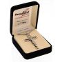 Heartland Mens Sterling Silver St. Benedict Crucifix Pendant USA Made