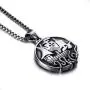 Elfasio Viking Pendant Necklace for Men Pirate Drakkar Ship Norse Sea Monster Octopus Tentacle Stainless Steel Both Sided Chain Vintage Jewelry Elfasio Viking Pendant Necklace for Men Pirate Drakkar Ship Norse Sea Monster Octopus Tentacle Stainless Steel Both Sided Chain Vintage Jewelry
