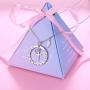 Flyow 925 Sterling Silver Memorial Necklace A Piece of My Heart is in Heaven Pendant Jewelry in Memory of Mom Dad Grandma Grandpa Baby Loss Memorial Gift…