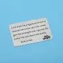 WSNANG Truck Driver Gift Drive Safe Wallet Card for Daddy Husband Trucker Prayer Gift for Truckers Wife Girlfriend