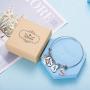 Memorial Gifts In Memory of Dad Mom Bangle Forever in My Heart Loss of Father Mother Bracelet Remembrance Gift
