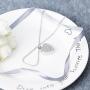 FASJOY Cremation Ash Jewelry Forever Love Grandma&Grandson Urn Necklace Memorial Keepsake Birthstone Pendant