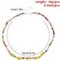 Handmade Colored Beaded Smiley Necklaces, Ladies Fashion Necklaces