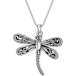ONEFINITY Dragonfly Necklace 925 Sterling Silver Dragonfly Pendant Necklace Cute Dragonfly Jewelry for Women Men