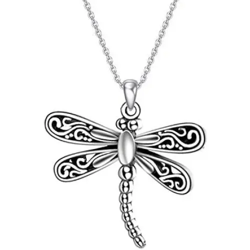 ONEFINITY Dragonfly Necklace 925 Sterling Silver Dragonfly Pendant Necklace Cute Dragonfly Jewelry for Women Men ONEFINITY Dragonfly Necklace 925 Sterling Silver Dragonfly Pendant Necklace Cute Dragonfly Jewelry for Women Men