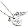MJartoria Urn Necklaces for Ashes, Memorial Jewelry, Stainless Steel Heart-Shaped Delicate Commemorative Pendant Necklace Vial Necklace