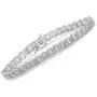 2.0 Cttw Diamond Fan-Shaped Fancy Chevron Link 7'' Tennis Bracelet (I-J Color, I3 Clarity) – Choice of Metal Colors 2.0 Cttw Diamond Fan-Shaped Fancy Chevron Link 7'' Tennis Bracelet (I-J Color, I3 Clarity) – Choice of Metal Colors