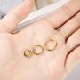 Surgical Stainless Steel Thin Hoop Earrings 6mm/8mm/10mm Small Huggie Hoop Earrings for Women and Men