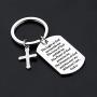 Gzrlyf Christian Gifts Prayer for Protection Keychain Religious Gifts for Christian Pastor Gifts