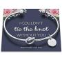 M MOOHAM Bridesmaid Proposal Gifts, Tie The Love Knot Bridesmaid Bracelet with 26 Initials Bridesmaids Gifts for Wedding with Box, Cards
