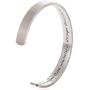 Jude Jewelers Stainless Steel Inspirational Encouragement Graduation School Open Cuff Bangle Bracelet