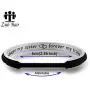 Zuo Bao Always My Sister Forever My Friend Hair Tie Bracelet Sister in Law Gift Sister of The Groom Cuff Bangle Bracelet